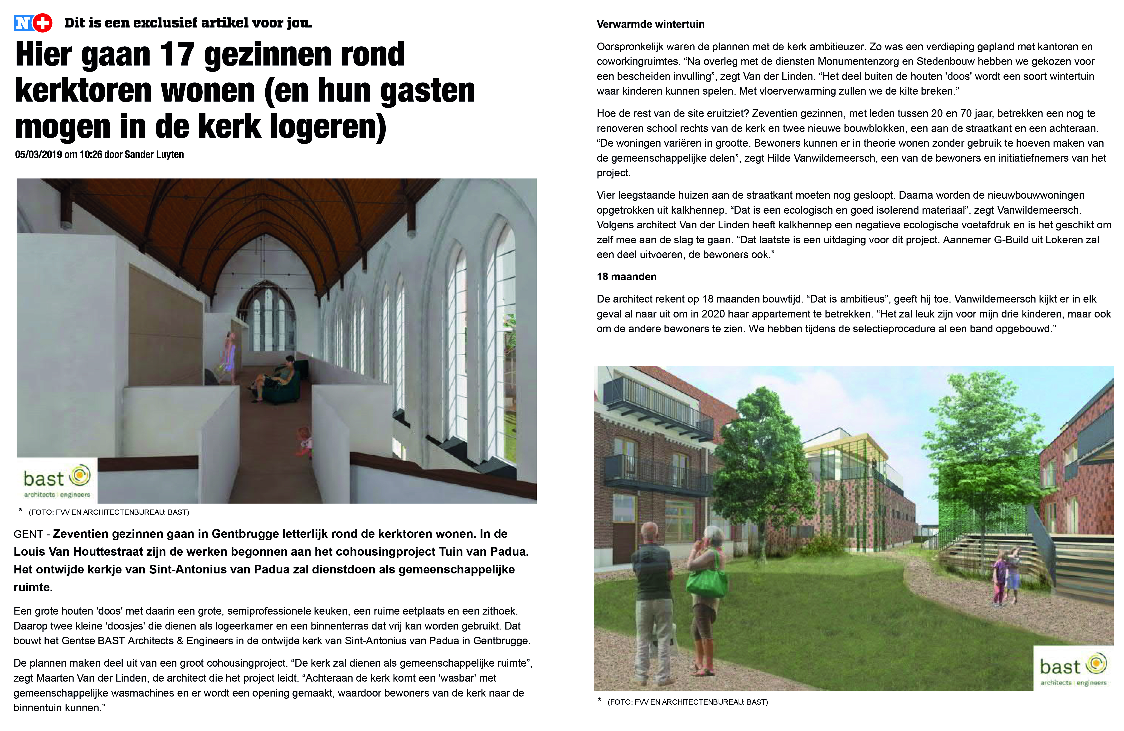Co-housing project Padua in De Gentenaar!